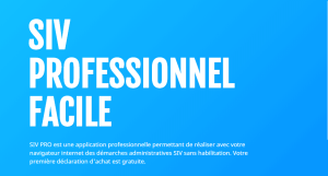 Immatriculation : Découvrez notre service SIV PRO